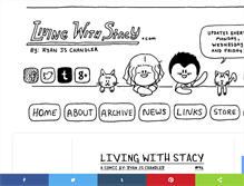 Tablet Screenshot of livingwithstacy.com